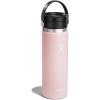 imageHYDRO FLASK Wide Mouth leakproof insulated stainless steel hot water bottle mug with sip lid for hot drinks tea coffee on the go to work school car travel and sportsTrillium Pink