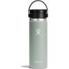 imageHYDRO FLASK Wide Mouth leakproof insulated stainless steel hot water bottle mug with sip lid for hot drinks tea coffee on the go to work school car travel and sportsAgave Green