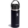 imageHYDRO FLASK Wide Mouth leakproof insulated stainless steel hot water bottle mug with sip lid for hot drinks tea coffee on the go to work school car travel and sportsBlack