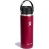 imageHYDRO FLASK Wide Mouth leakproof insulated stainless steel hot water bottle mug with sip lid for hot drinks tea coffee on the go to work school car travel and sportsBerry Red
