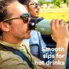 imageHYDRO FLASK Wide Mouth leakproof insulated stainless steel hot water bottle mug with sip lid for hot drinks tea coffee on the go to work school car travel and sportsCascade Blue