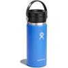 imageHYDRO FLASK Wide Mouth leakproof insulated stainless steel hot water bottle mug with sip lid for hot drinks tea coffee on the go to work school car travel and sportsCascade Blue