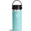 imageHYDRO FLASK Wide Mouth leakproof insulated stainless steel hot water bottle mug with sip lid for hot drinks tea coffee on the go to work school car travel and sportsDew Blue