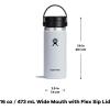 imageHYDRO FLASK Wide Mouth leakproof insulated stainless steel hot water bottle mug with sip lid for hot drinks tea coffee on the go to work school car travel and sportsPacific Blue