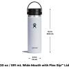 imageHYDRO FLASK Wide Mouth leakproof insulated stainless steel hot water bottle mug with sip lid for hot drinks tea coffee on the go to work school car travel and sportsMoonshadow Purple
