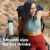 imageHYDRO FLASK Wide Mouth leakproof insulated stainless steel hot water bottle mug with sip lid for hot drinks tea coffee on the go to work school car travel and sportsTrillium Pink