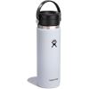 imageHYDRO FLASK Wide Mouth leakproof insulated stainless steel hot water bottle mug with sip lid for hot drinks tea coffee on the go to work school car travel and sportsWhite