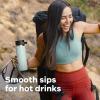 imageHYDRO FLASK Wide Mouth leakproof insulated stainless steel hot water bottle mug with sip lid for hot drinks tea coffee on the go to work school car travel and sportsFir Green