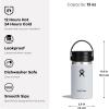 imageHYDRO FLASK Wide Mouth leakproof insulated stainless steel hot water bottle mug with sip lid for hot drinks tea coffee on the go to work school car travel and sportsLupine Purple