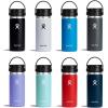 imageHydro Flask 12 oz Wide Mouth Bottle with Flex Sip Lid WhiteAgave Green