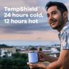 imageHydro Flask Insulated Mug for Coffee Tea Hot Chocolate  LeakResistant Lid Keeps Drinks HotBlack