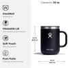 imageHydro Flask Insulated Mug for Coffee Tea Hot Chocolate  LeakResistant Lid Keeps Drinks HotSurf
