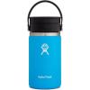 imageHYDRO FLASK Wide Mouth leakproof insulated stainless steel hot water bottle mug with sip lid for hot drinks tea coffee on the go to work school car travel and sportsPacific Blue