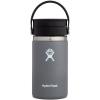 imageHYDRO FLASK Wide Mouth leakproof insulated stainless steel hot water bottle mug with sip lid for hot drinks tea coffee on the go to work school car travel and sportsStone Gray