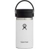 imageHydro Flask 12 oz Wide Mouth Bottle with Flex Sip Lid WhiteWhite