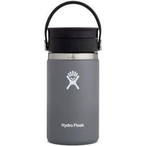 imageHYDRO FLASK Wide Mouth leakproof insulated stainless steel hot water bottle mug with sip lid for hot drinks tea coffee on the go to work school car travel and sportsStone Gray