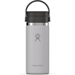 imageHYDRO FLASK Wide Mouth leakproof insulated stainless steel hot water bottle mug with sip lid for hot drinks tea coffee on the go to work school car travel and sportsBirch