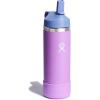 imageHYDRO FLASK Kids Water Bottle Jr Stainless Steel Insulated With Straw Cap for Water Milk Juice School Camp Sport Play and Lunch Easy to Clean LeakResistantAnemone