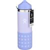 imageHYDRO FLASK Kids Water Bottle Jr Stainless Steel Insulated With Straw Cap for Water Milk Juice School Camp Sport Play and Lunch Easy to Clean LeakResistantWisteria