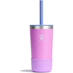 imageHydro Flask Kids Tumbler Jr Stainless Steel Vacuum Insulated Tumbler Cup with Lid and Straw for Cold Water and Drinks for Sports School Camp LunchAnemone