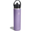 imageHYDRO FLASK Wide Mouth vacuum insulated stainless steel water bottle with leakproof closeable straw lid for cold water drinks sports travel car and schoolMoonshadow