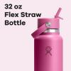 imageHYDRO FLASK Wide Mouth vacuum insulated stainless steel water bottle with leakproof closeable straw lid for cold water drinks sports travel car and schoolReef