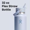 imageHYDRO FLASK Wide Mouth vacuum insulated stainless steel water bottle with leakproof closeable straw lid for cold water drinks sports travel car and schoolSurf