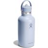 imageHYDRO FLASK Wide Mouth vacuum insulated stainless steel water bottle with leakproof closeable straw lid for cold water drinks sports travel car and schoolSurf