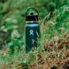 imageHYDRO FLASK Wide Mouth vacuum insulated stainless steel water bottle with leakproof closeable straw lid for cold water drinks sports travel car and schoolZinnia