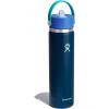 imageHYDRO FLASK Wide Mouth vacuum insulated stainless steel water bottle with leakproof closeable straw lid for cold water drinks sports travel car and schoolWinter Night