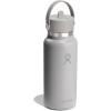 imageHYDRO FLASK Wide Mouth vacuum insulated stainless steel water bottle with leakproof closeable straw lid for cold water drinks sports travel car and schoolBirch