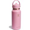 imageHYDRO FLASK Wide Mouth vacuum insulated stainless steel water bottle with leakproof closeable straw lid for cold water drinks sports travel car and schoolPrimrose Gold