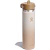 imageHYDRO FLASK Wide Mouth vacuum insulated stainless steel water bottle with leakproof closeable straw lid for cold water drinks sports travel car and schoolHoney Ombre