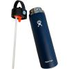 imageHYDRO FLASK Wide Mouth vacuum insulated stainless steel water bottle with leakproof closeable straw lid for cold water drinks sports travel car and schoolCascade