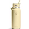 imageHYDRO FLASK Wide Mouth vacuum insulated stainless steel water bottle with leakproof closeable straw lid for cold water drinks sports travel car and schoolStarlight