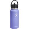 imageHYDRO FLASK Wide Mouth vacuum insulated stainless steel water bottle with leakproof closeable straw lid for cold water drinks sports travel car and schoolLupine