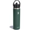 imageHYDRO FLASK Wide Mouth vacuum insulated stainless steel water bottle with leakproof closeable straw lid for cold water drinks sports travel car and schoolFir