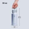 imageHYDRO FLASK Wide Mouth vacuum insulated stainless steel water bottle with leakproof closeable straw lid for cold water drinks sports travel car and schoolSurf