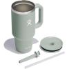 imageHydro Flask Travel Tumbler Stainless Steel Insulated Cup with Lid and Straw for Cold Water and Drinks for Sports School Work Car Travel and WeekendsAgave