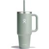 imageHydro Flask Travel Tumbler Stainless Steel Insulated Cup with Lid and Straw for Cold Water and Drinks for Sports School Work Car Travel and WeekendsAgave