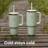 imageHydro Flask Travel Tumbler Stainless Steel Insulated Cup with Lid and Straw for Cold Water and Drinks for Sports School Work Car Travel and WeekendsAloe