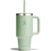 imageHydro Flask Travel Tumbler Stainless Steel Insulated Cup with Lid and Straw for Cold Water and Drinks for Sports School Work Car Travel and WeekendsAloe