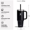 imageHydro Flask Travel Tumbler Stainless Steel Insulated Cup with Lid and Straw for Cold Water and Drinks for Sports School Work Car Travel and WeekendsAloe