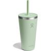 imageHydro Flask Travel Tumbler Stainless Steel Insulated Cup with Lid and Straw for Cold Water and Drinks for Sports School Work Car Travel and WeekendsAloe