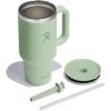 imageHydro Flask Travel Tumbler Stainless Steel Insulated Cup with Lid and Straw for Cold Water and Drinks for Sports School Work Car Travel and WeekendsAloe