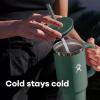 imageHydro Flask Travel Tumbler Stainless Steel Insulated Cup with Lid and Straw for Cold Water and Drinks for Sports School Work Car Travel and WeekendsBaltic