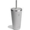 imageHydro Flask Travel Tumbler Stainless Steel Insulated Cup with Lid and Straw for Cold Water and Drinks for Sports School Work Car Travel and WeekendsBirch