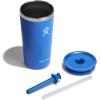 imageHydro Flask Travel Tumbler Stainless Steel Insulated Cup with Lid and Straw for Cold Water and Drinks for Sports School Work Car Travel and WeekendsCascade