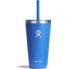 imageHydro Flask Travel Tumbler Stainless Steel Insulated Cup with Lid and Straw for Cold Water and Drinks for Sports School Work Car Travel and WeekendsCascade