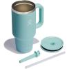 imageHydro Flask Travel Tumbler Stainless Steel Insulated Cup with Lid and Straw for Cold Water and Drinks for Sports School Work Car Travel and WeekendsDew